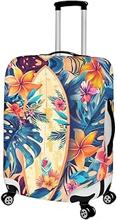 Luggage Cover Tropical Luggage Cover With Zipper Closure S Fits 18-28 Inch Luggage Case Cover Luggage Sleeve Cover Make Your Luggage Easy To Identify At The Airport