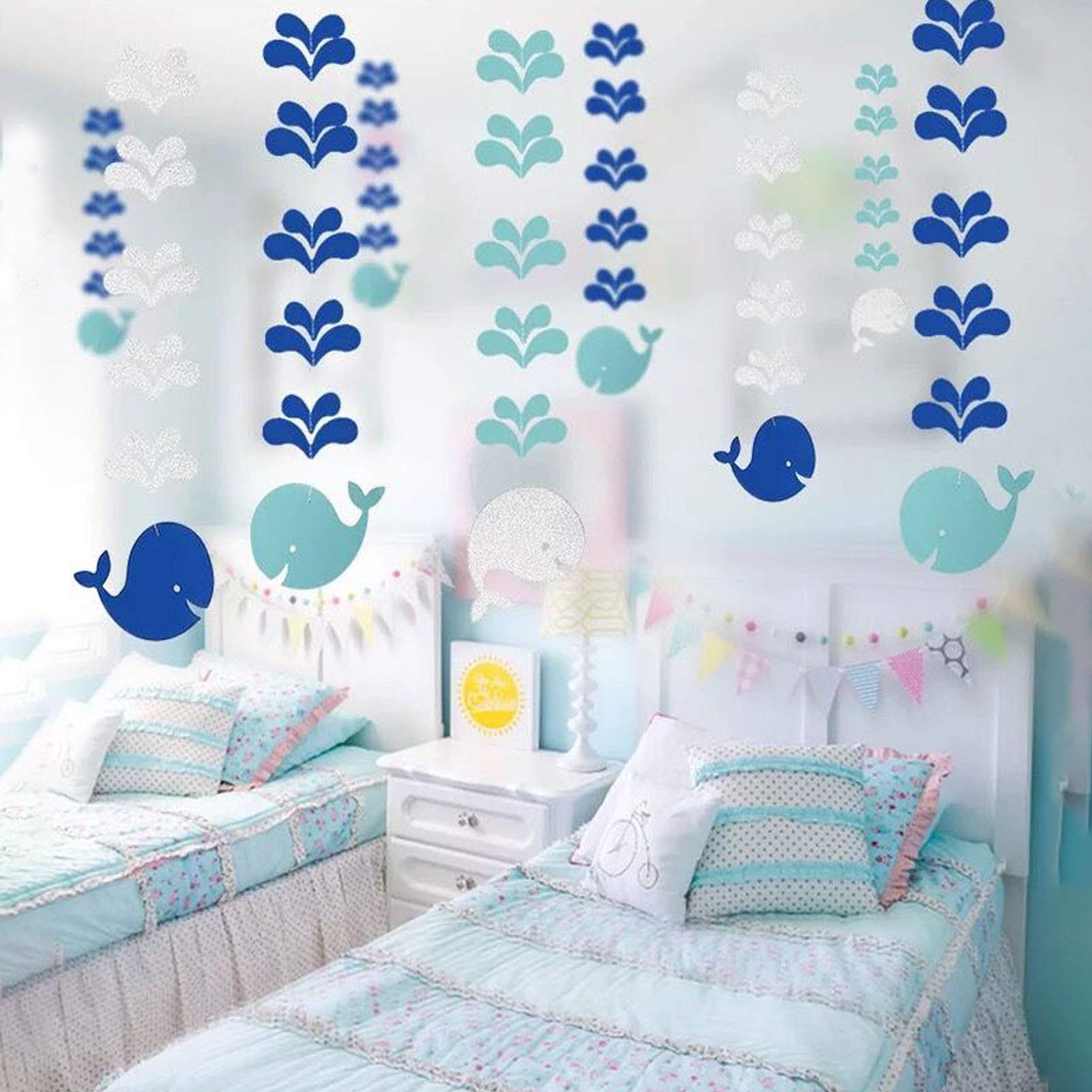Party Banner/Garland Party Decoration/Sea Whale Bunting/Sea