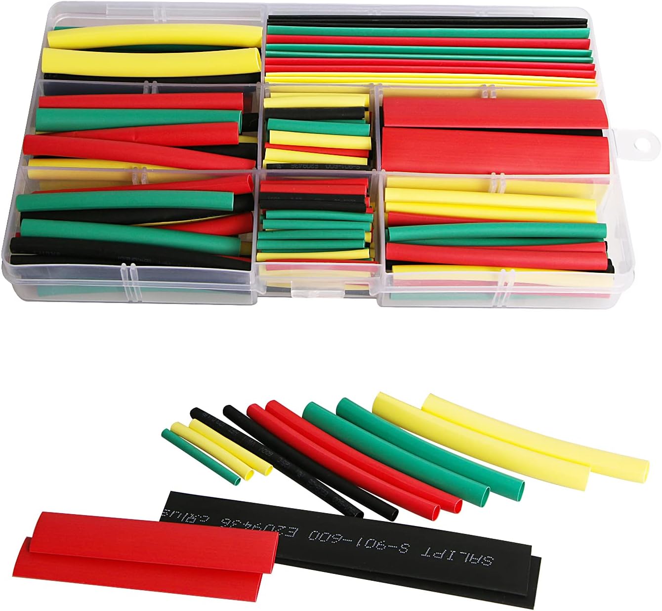 Heat Shrink Tubing Kit, Heat Shrink Tubes Wire Wrap, Ratio 21 Electrical Cable Sleeve
