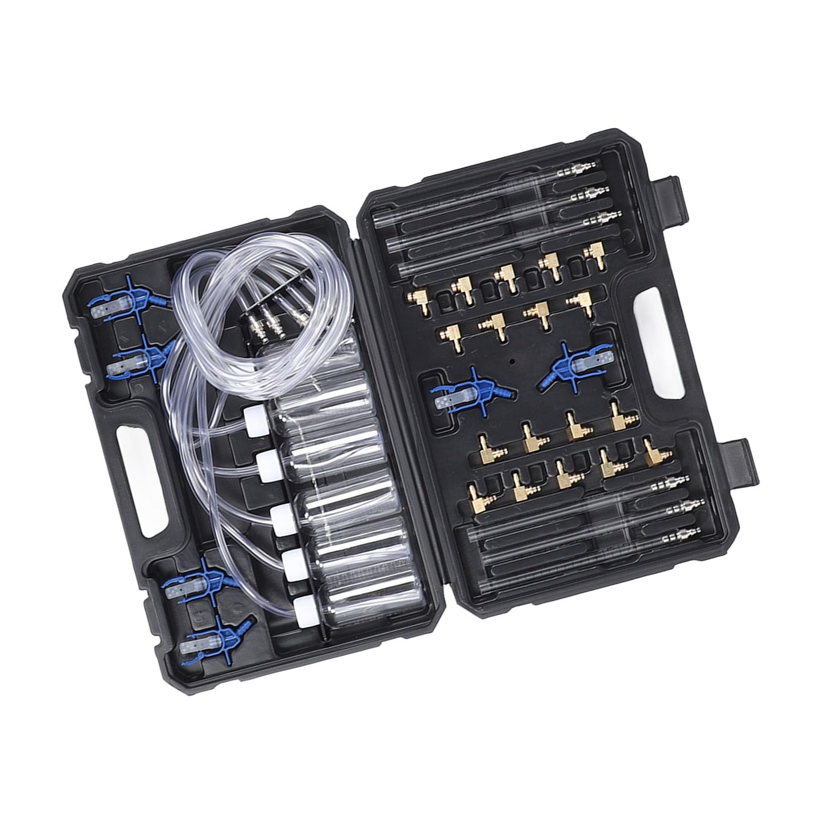 Kit de Prueba de Flujo de Inyector Diésel, Juego de Probador de Inyector de Combustible Multifuncional Eficiente