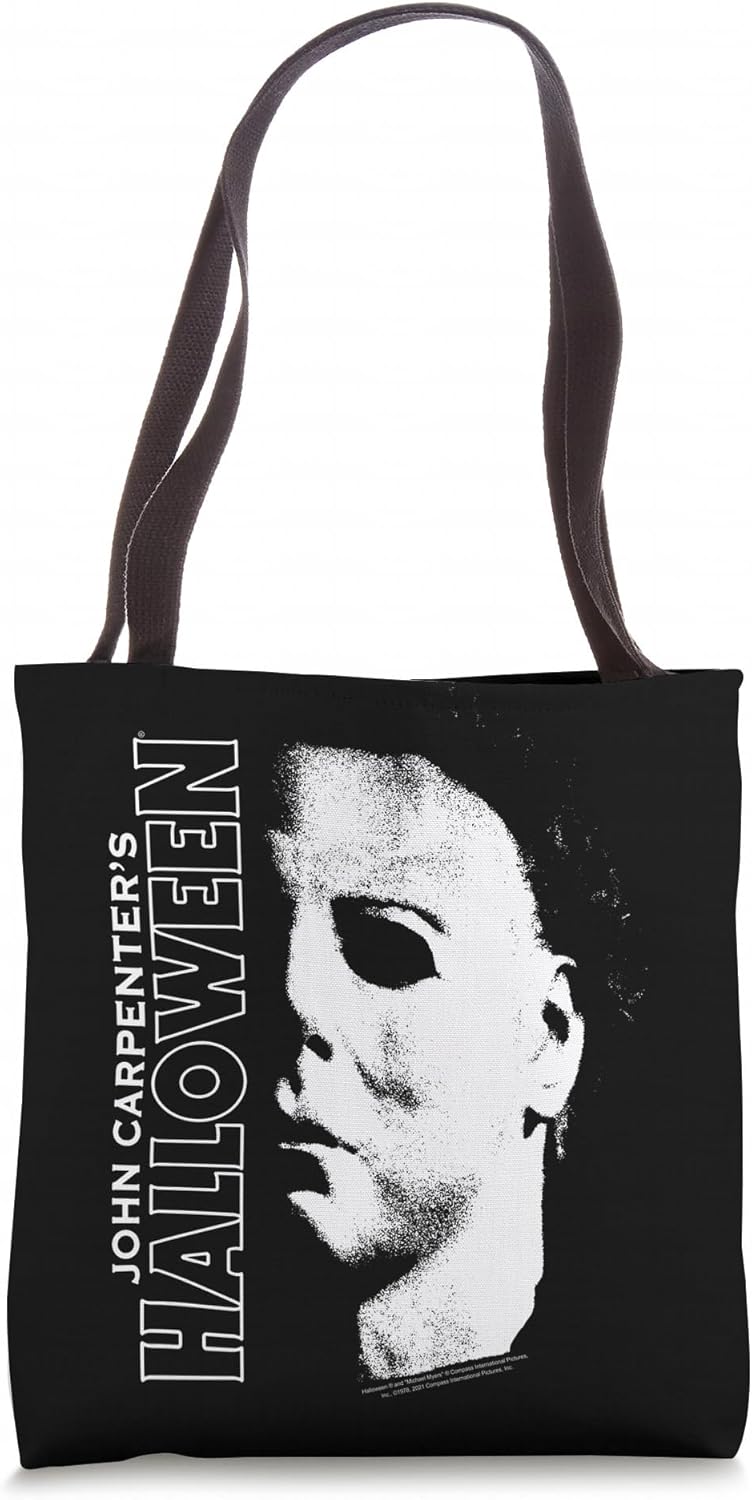 Halloween Michael Myers Large Face Tote Bag