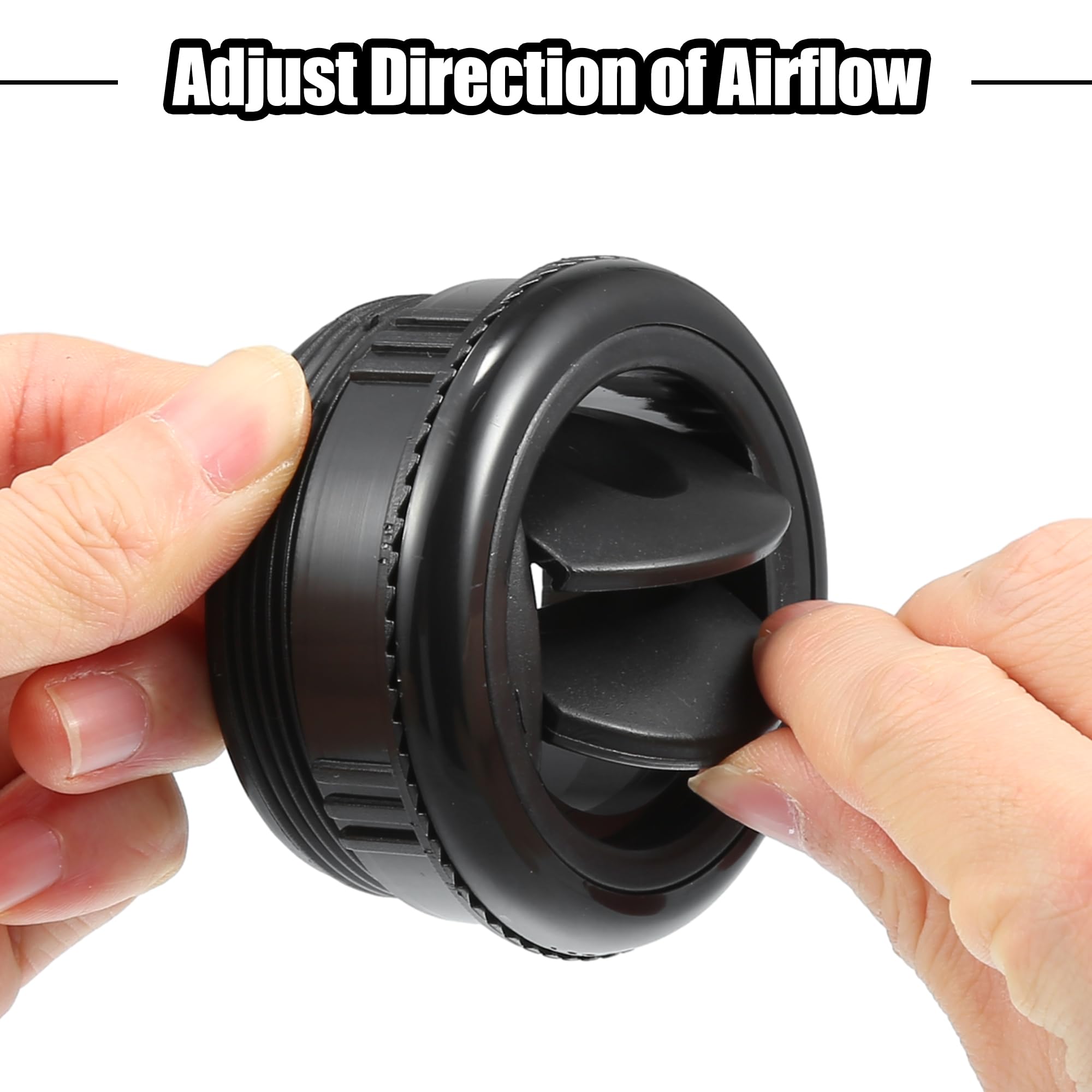 A ABSOPRO Sortie D'air Conditionné Universelle Ronde Noire De