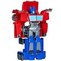 Transformers EarthSpark, Smash Changers, action figure di Optimus Prime convertibile in 1 passaggio
