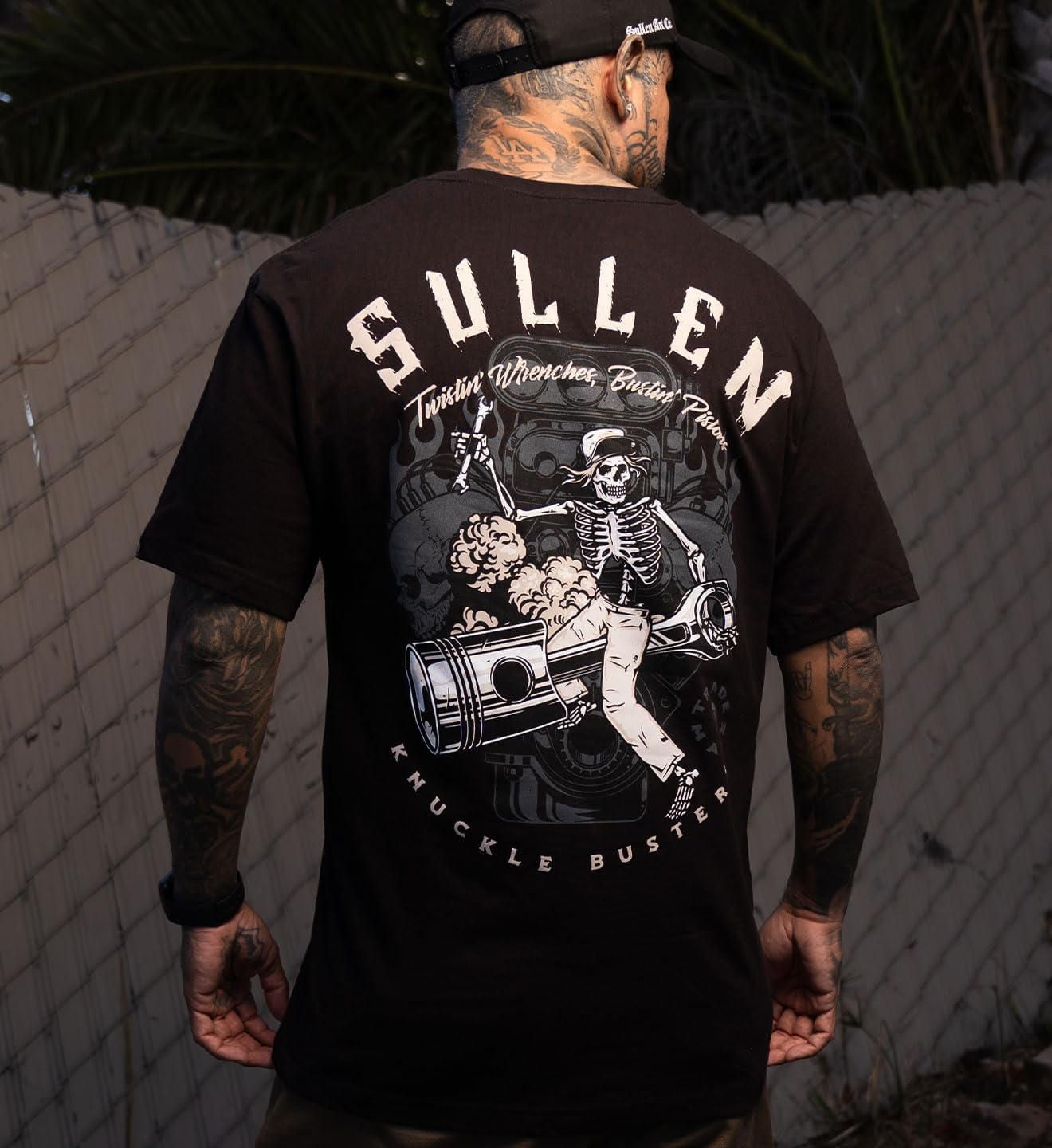 Sullen Men's Knuckle Busters Trade Made Capsule Tattoo Lifestyle Graphic Standard Short Sleeve Tee