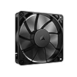 CORSAIR RS120 120mm PWM Fan – Daisy-Chain Connection – Low-Noise – Magnetic Dome Bearing – Single Pack – Black