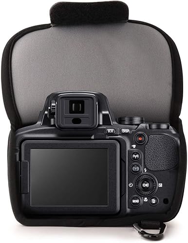 Miniatura 4 de MegaGear Nikon Coolpix P900, P900S - Funda de neopreno ultraligera para cámara, con mosquetón, color gris, MG1111, gris