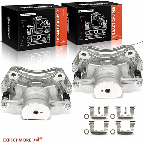 Miniatura 8 de A-Premium Conjunto de pinza de freno de disco con soporte compatible con modelos seleccionados de Kia - Optima 2011-2015, L4 2.0LL4 2.4L - Lado