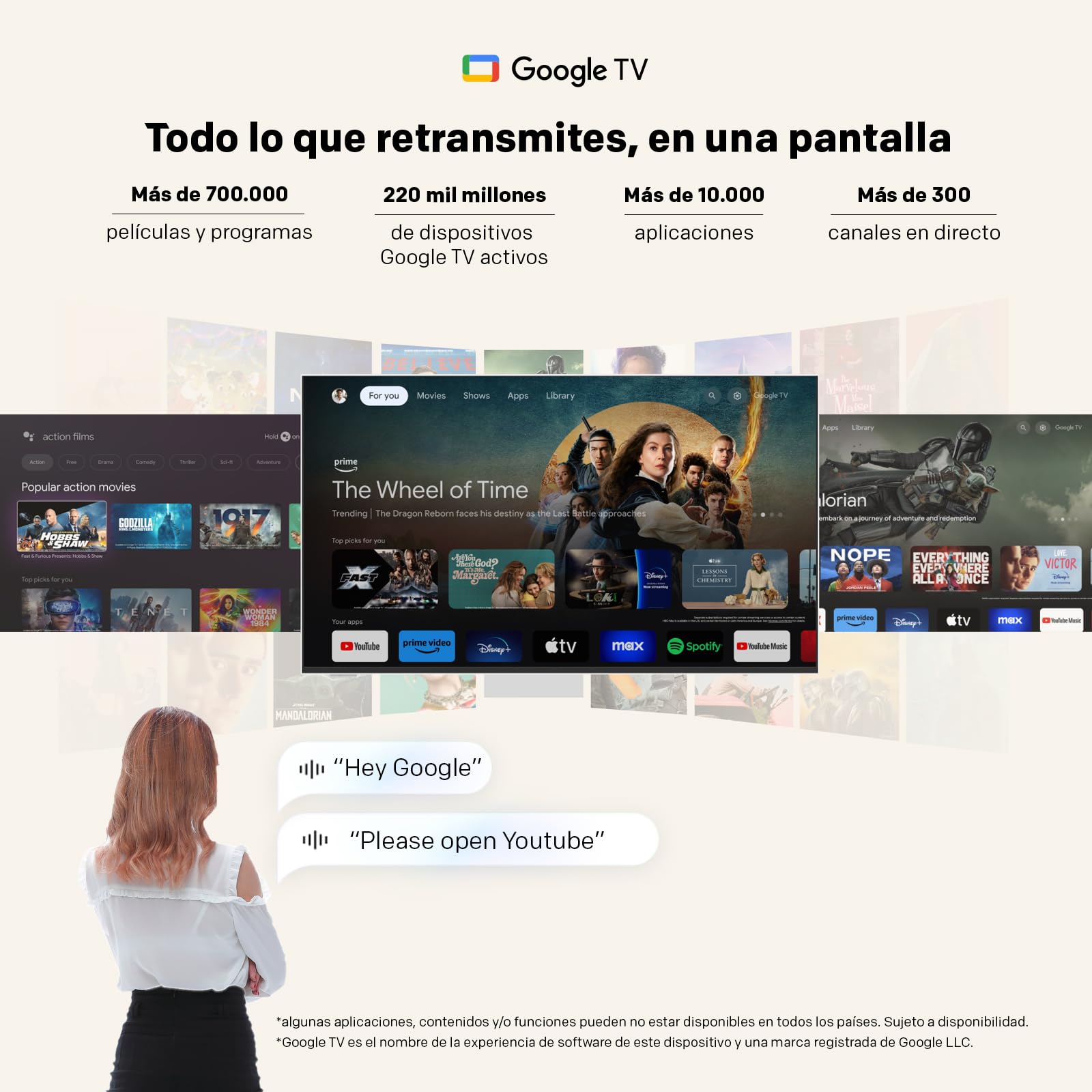 Televisión Inteligente METZ QLED+ MQE7600Z 4K UHD de 43 Pulgadas con Google TV y Pantalla Mate antirreflejos Dolby Vision Dolby Atmos HDR Wi-Fi (2024)