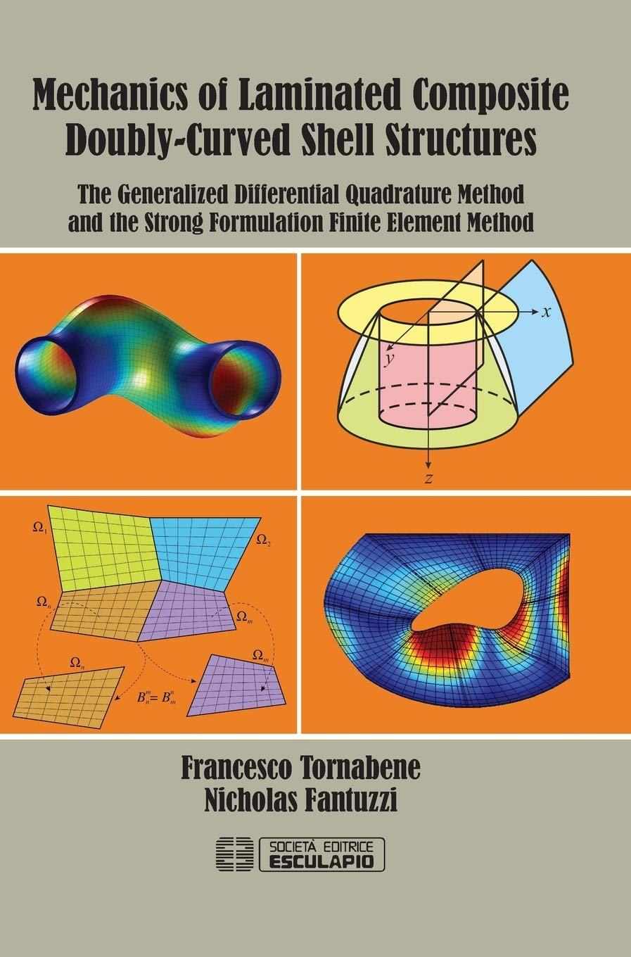 Structure Coque Composite : Livre sur la Méthode GDQ et Strong Formulation FEM
