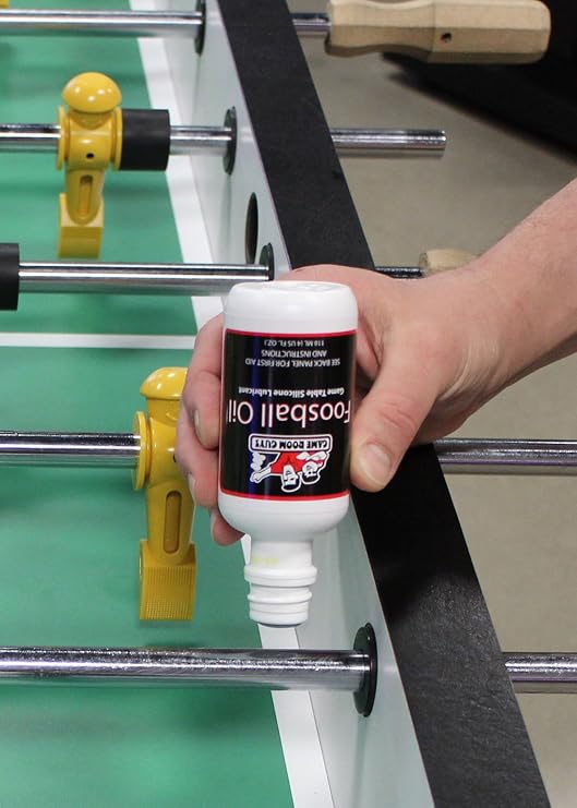 Game Room Guys Foosball Rod Silicone Lubricant 4oz Bottle No Spill Dauber Applicator - Made in The U.S.A.
