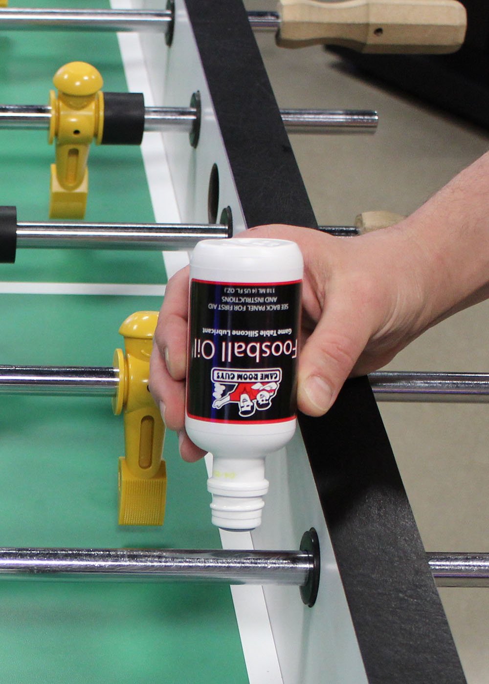 Game Room Guys Foosball 4 oz Bottle Foosball Oil Rod Silicone Lubricant