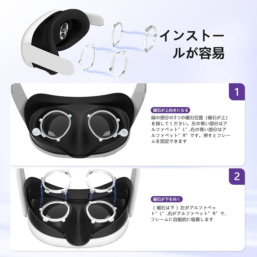  Quest 3 128GB その他周辺グッズ　度入りレンズおまけ Quest 3 128GB その他周辺グッズ 度入りレンズおまけ Quest 3 128GB