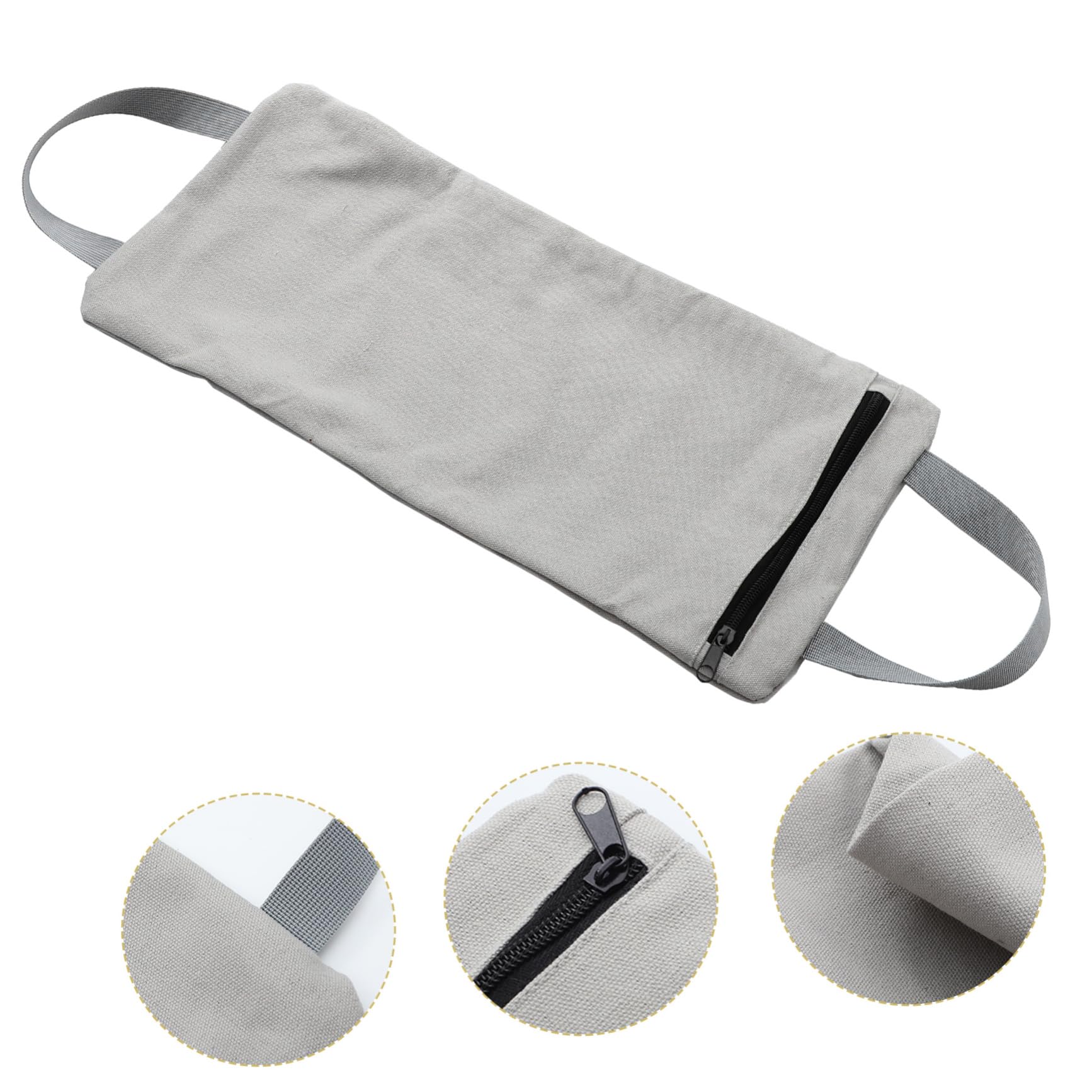 TOYANDONA Sacco di Sabbia per Allenamento Fitness con Manici in Tela Resistente, Borsa da Palestra Appesa per Esercizi di Forza, Boxe e Yoga, Accessorio Portatile per Allenamento Agilità e Core