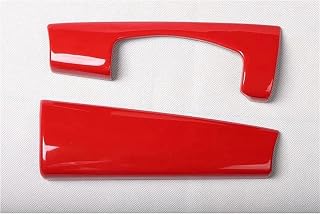 Calcomanías decorativas para panel de salpicadero de coche Mini One Cooper S F55 F56 F57, accesorios de modificación de cambio de color (rojo)