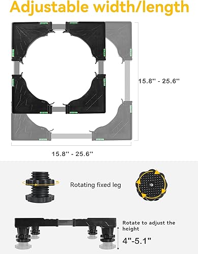 Miniatura 5 de Mini soporte ajustable para nevera, mini organizador de accesorios para nevera, soporte universal, mini gabinete para nevera, mini soporte para