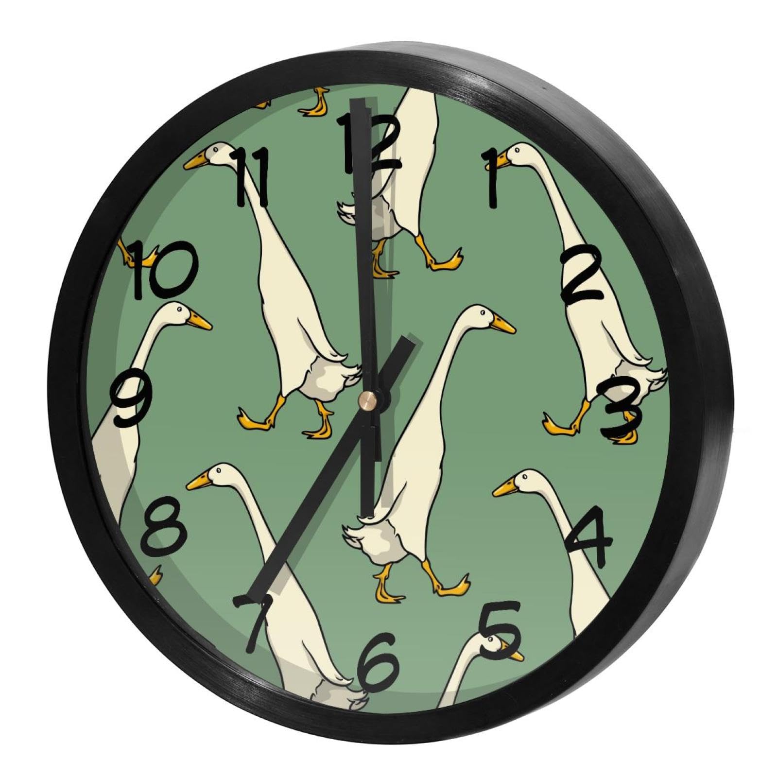 Horloge murale silencieuse sans tic-tac à piles pour le bureau