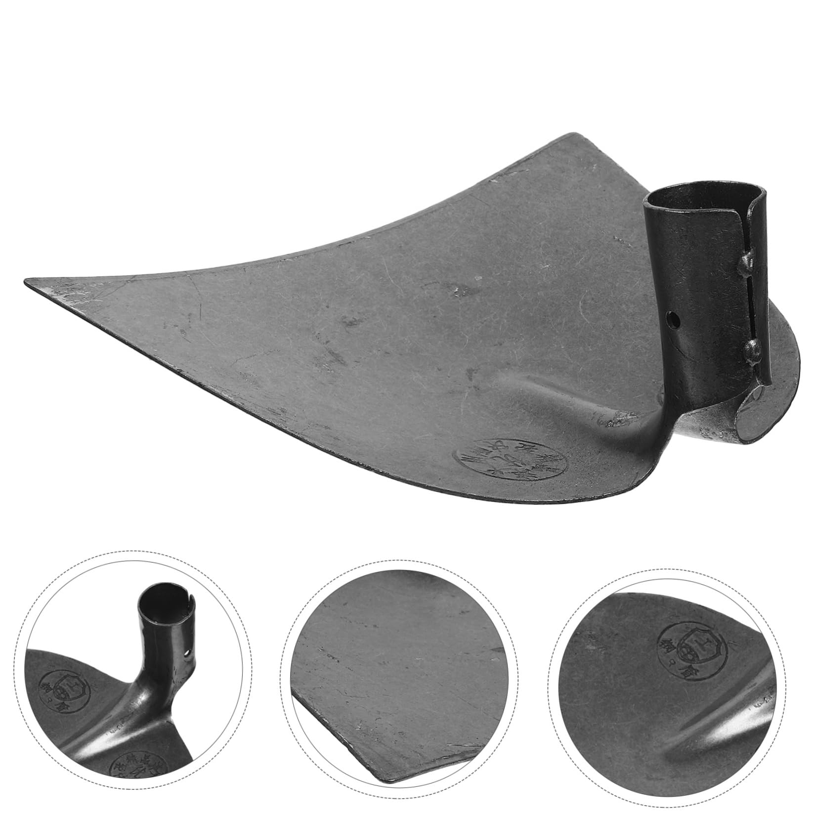 Luxshiny Orto in Acciaio al Manganese ad Alta Durezza Design Integrato e Lama Allargata, Attrezzo Agricolo Manuale Resistente per Casa e Fattoria Stili multipli