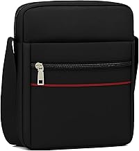 LOVELUX Crossbody Sling Bag for Men & Women – Water-Resistant Shoulder Bag with 2 Spacious Compartments & Multiple Zipper Pockets – Lightweight Chest Bag for Travel, Work & Everyday Use