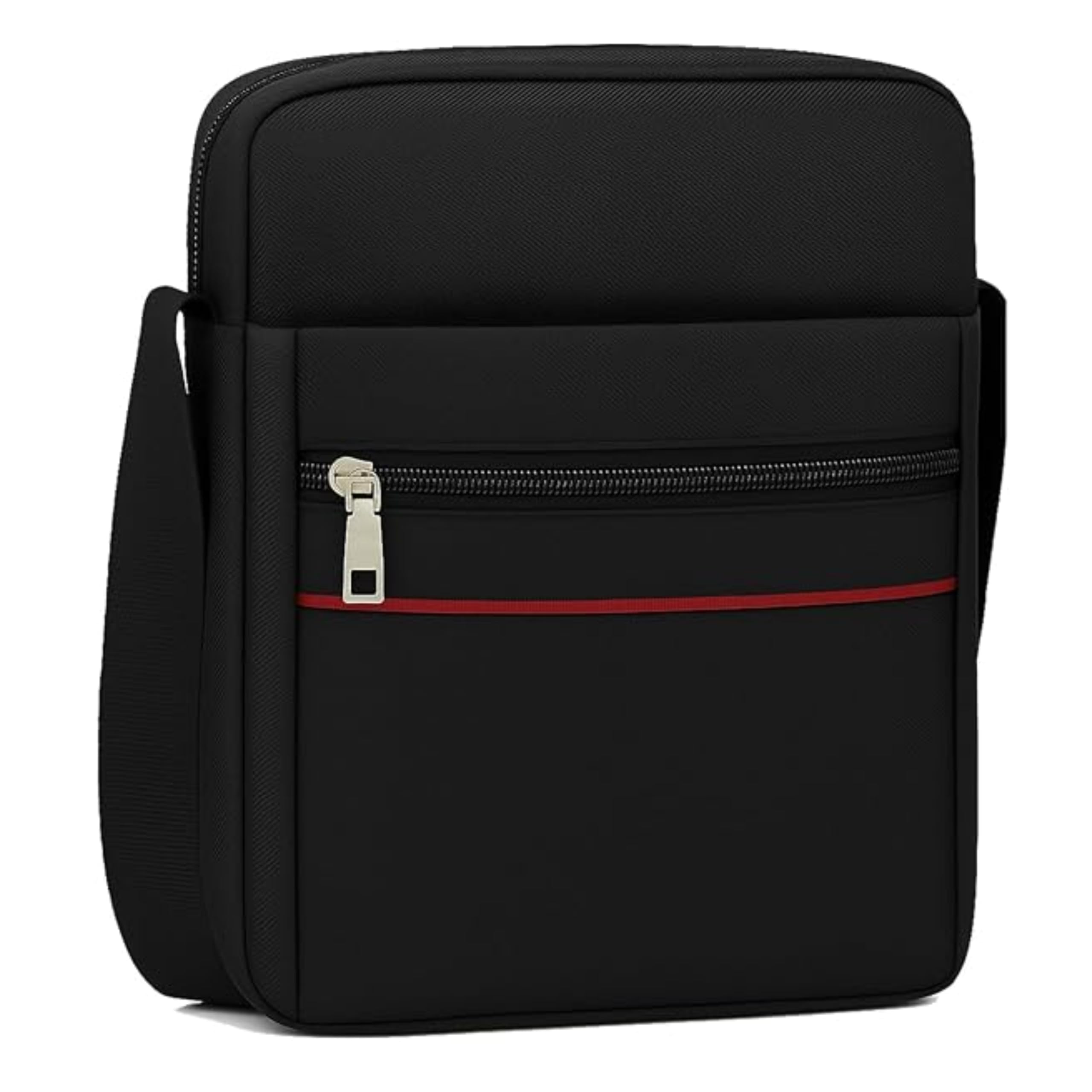 Crossbody Sling Bag for Men & Women – Water-Resistant Shoulder Bag with 2 Spacious Compartments & Multiple Zipper Pockets – Lightweight Chest Bag for Travel, Work & Everyday Use-image-47