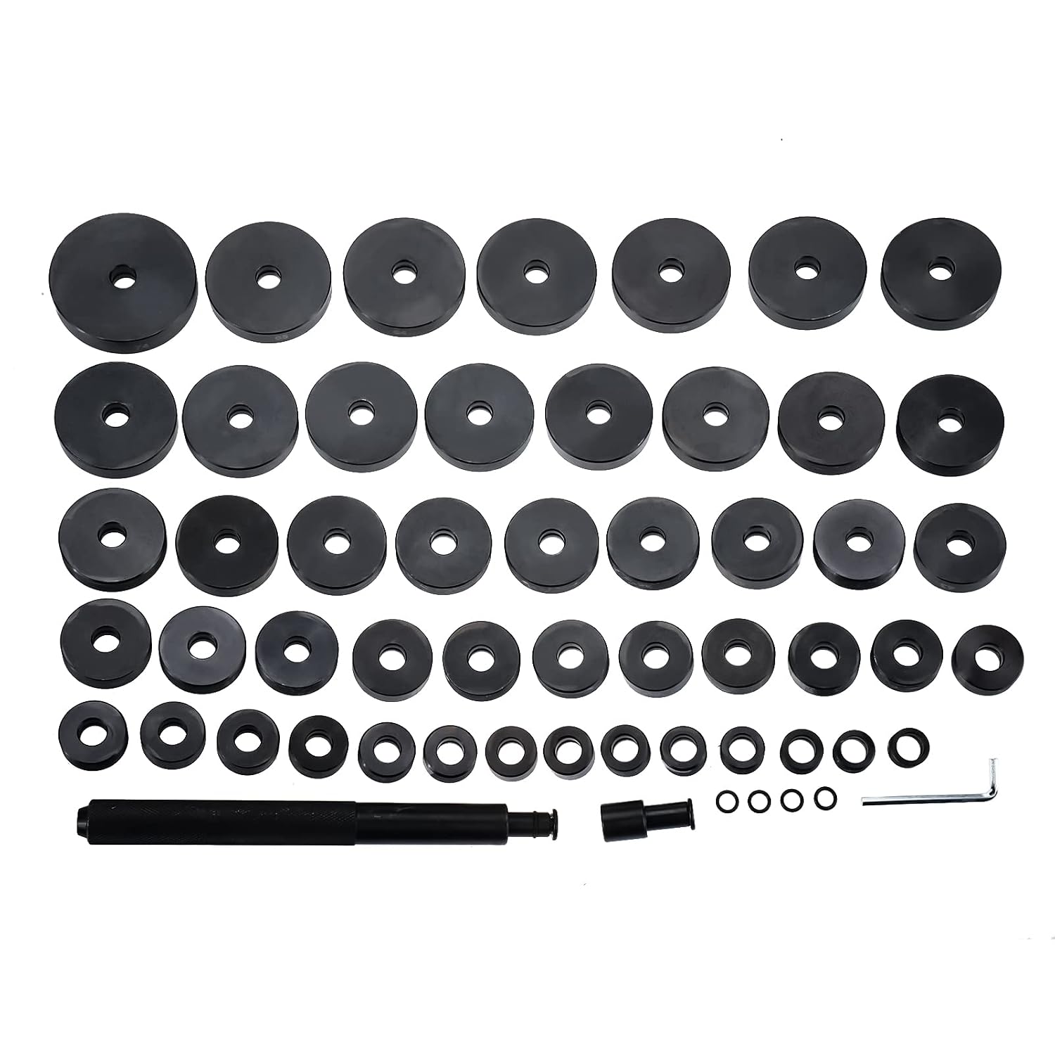 8MILELAKE 52 in 1 Custom Bushing Driver Tool Set, Bearing, and Seal Driver Set Transmission Bushing Driver Set