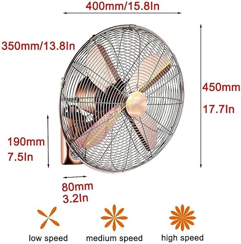 Miniatura 2 de Ventilador de montaje en pared  Ventilador de montaje rápido de alta velocidad, ventiladores de exterior para patios, impermeables, dormitorio,