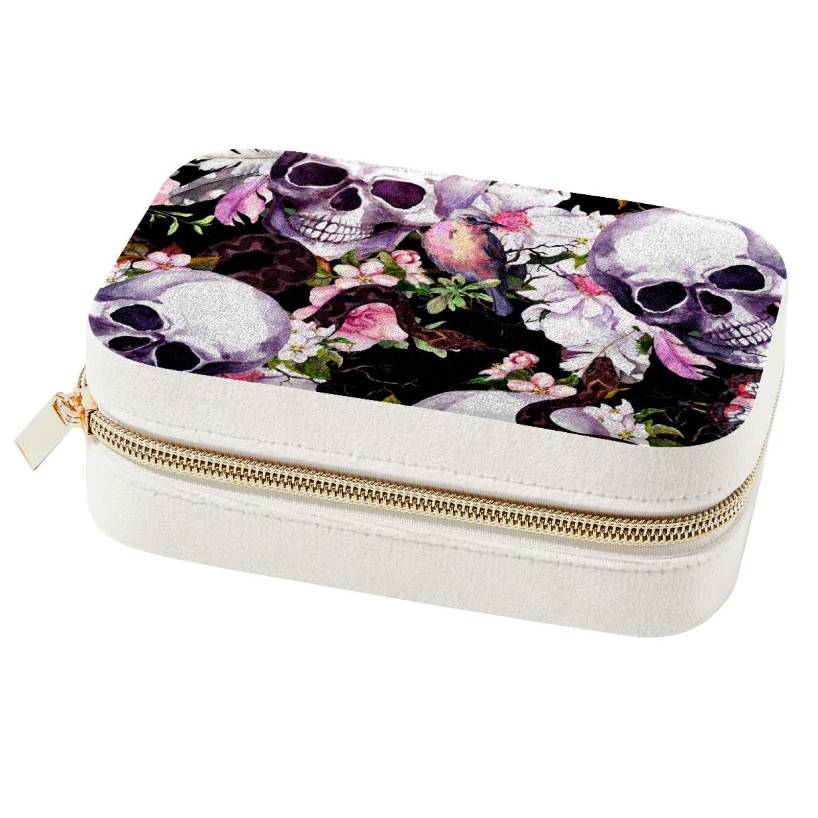 Boîte à bijoux pour boucles d'oreilles et bagues spéciale valise cabine