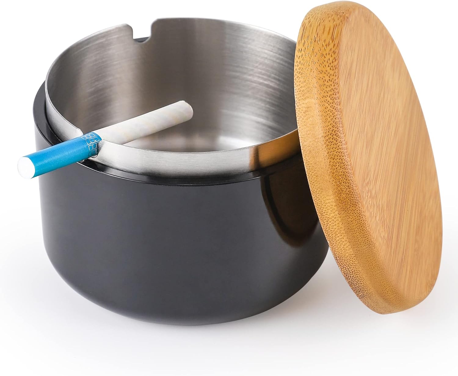 Smokeless Ashtray for Cigarettes Ash Tray with Stainless