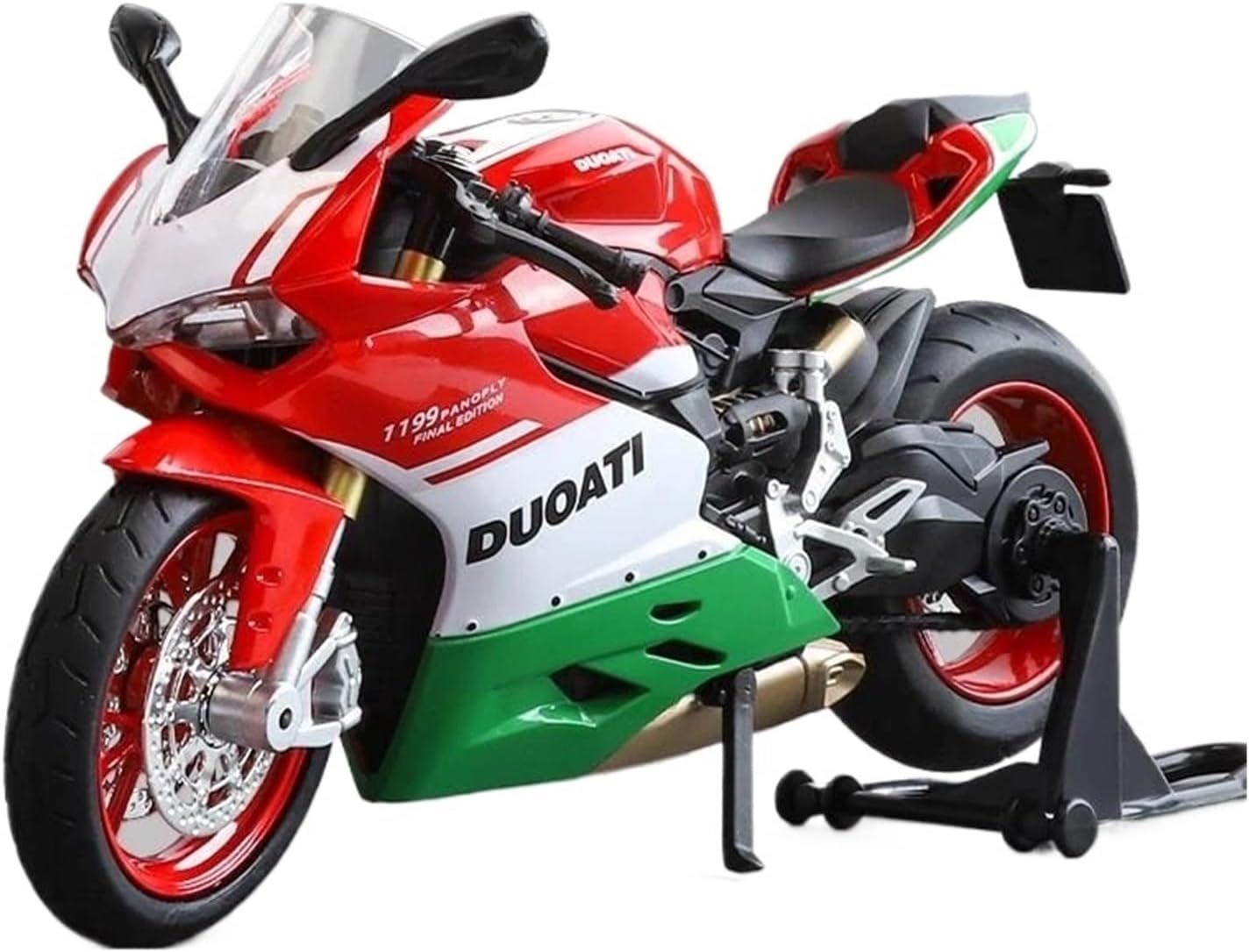 Mini Simulation Motorcycle Toys 1:12 for Ducati 1199 Panigale S Alloy Car Die-Casting Motorcycle Model Toy Car Series Adult for Boys