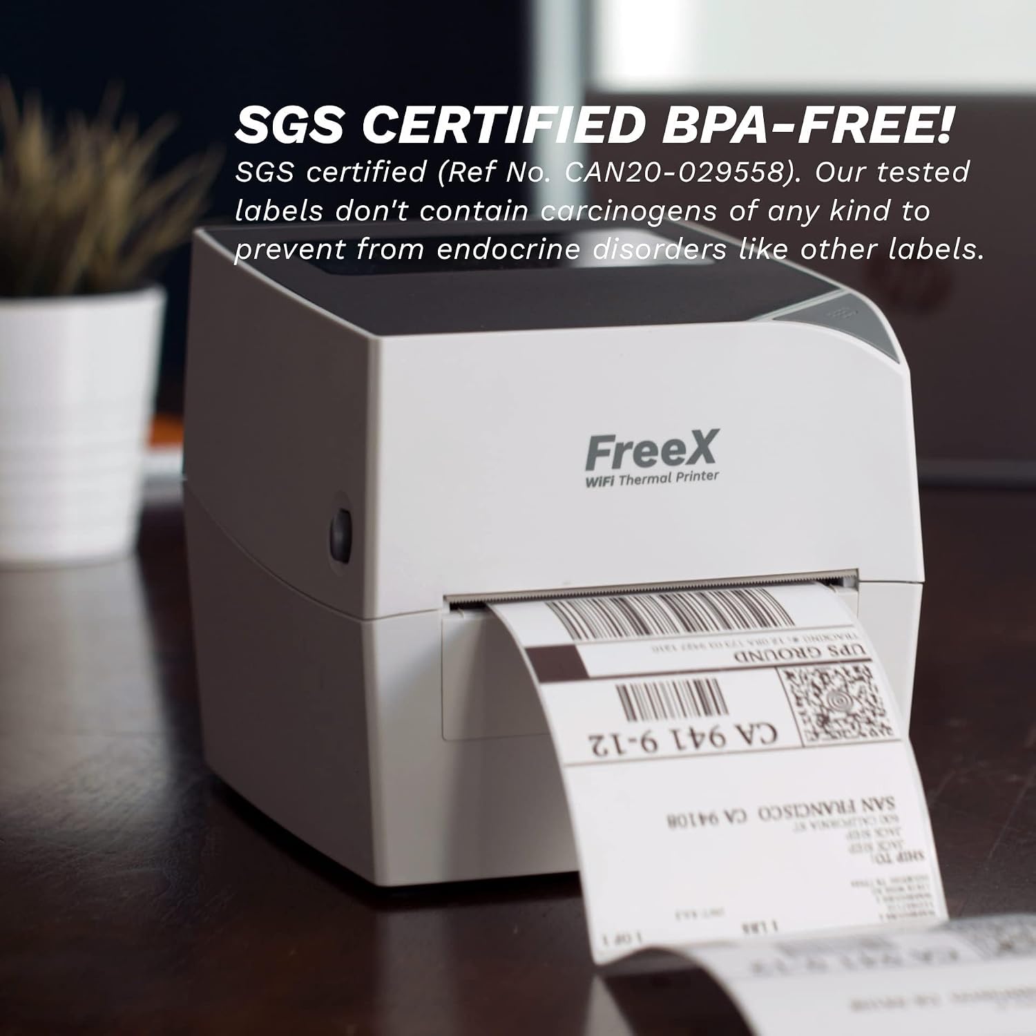 FreeX 600 SuperRoll Premium 4x6 Thermal Shipping Labels | Works with Rollo Thermal Printer | Not with Zebra, Brother, Munbyn Printers | Works with Amazon, FedEx, UPS, USPS | Commercial-Grade image 5