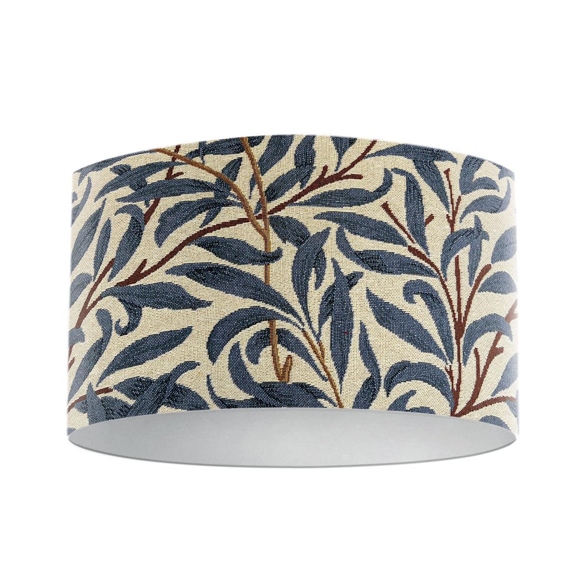 Harrison Cropper Azure Blue William Morris Tapestry Willow Bough Lampshade (, 35Cm Diameter Ceiling Pendant)