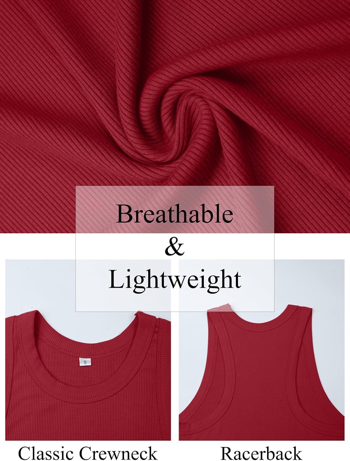 Racerback Tank Tops for Women High Neck Ribbed Sleeveless Fashion 2026 Summer Casual Basic Slim Fit Top Shirts - Image 6