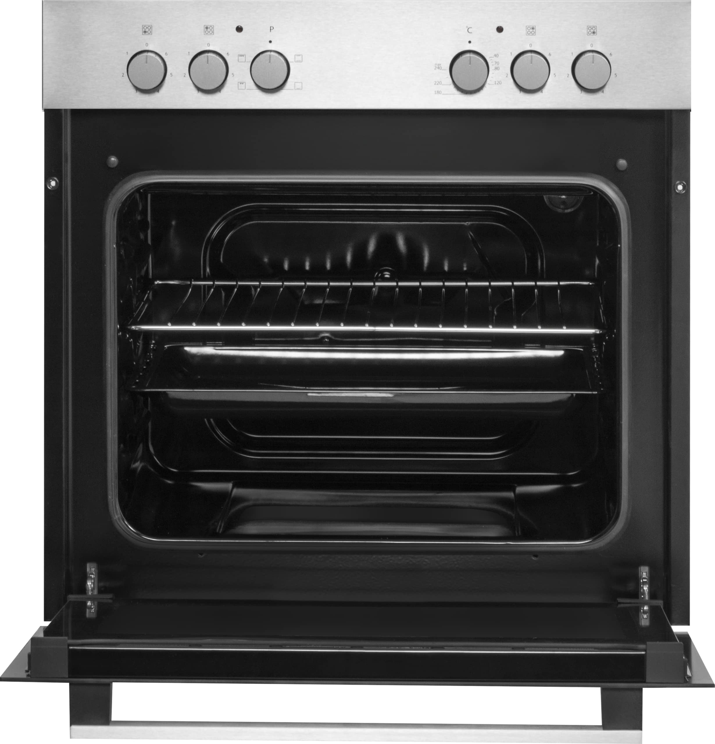 Respekta set cuisinière four et table de cuisson/Four de 62 L inclus avec plaque de cuisson/Cuisinière avec 2 plaques de cuisson/Classe d'efficacité énergétique A / HS1000-33/2 pièces