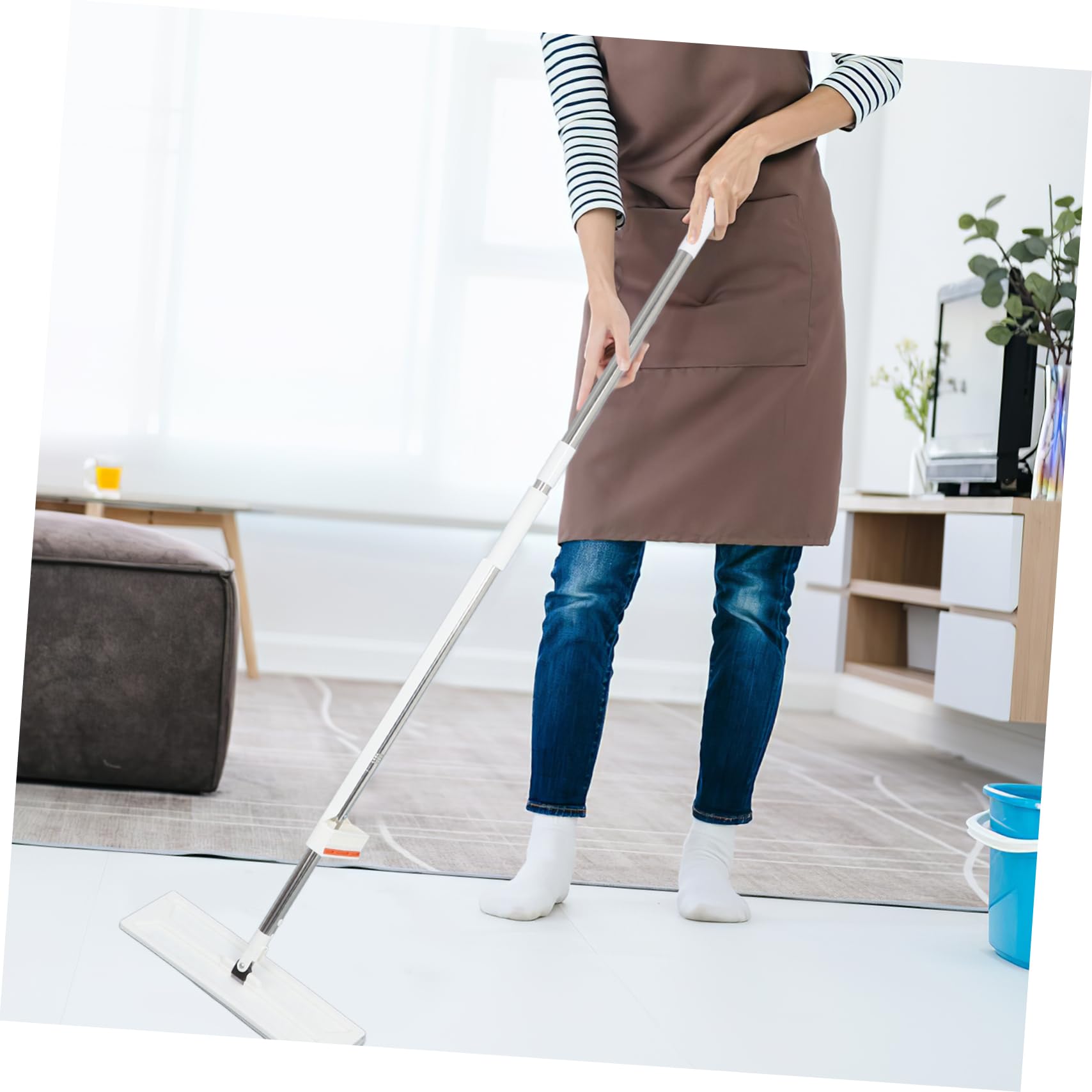 Mop Lavapavimenti Autostrizzante 50 Pollici in Microfibra per Casa