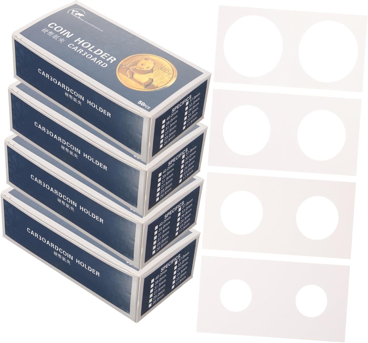 Coin Paper Clips for Commemorative Coins, 4 Boxes 200 Pieces
