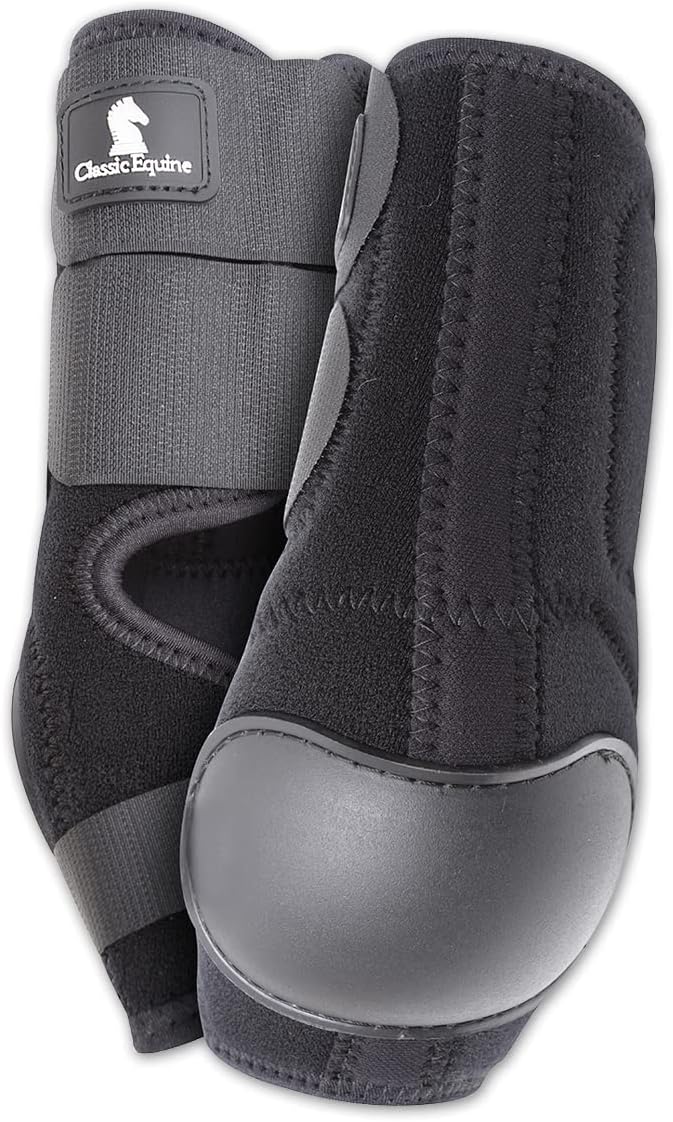 Neoprene Skid Boots, Black