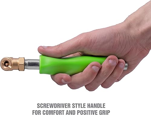 Miniatura 5 de OEMTOOLS 24414 Portabrocas de aire, infladordesinflador de neumáticos recto con mango, portabrocas de inflado de neumáticos con bola sellada, 14