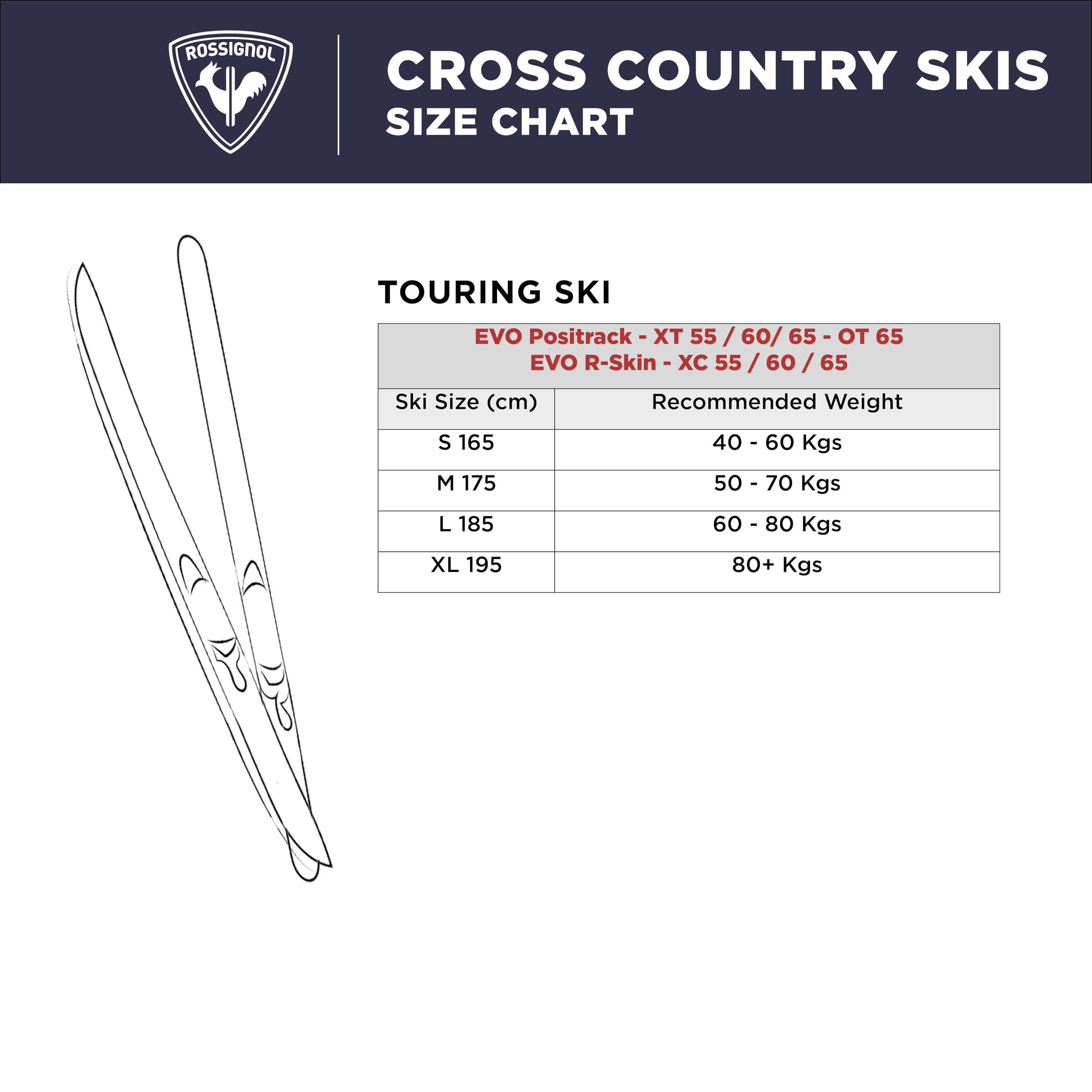 Amazon.com : Rossignol EVO XT 55 Positrack - Cross Country Skis