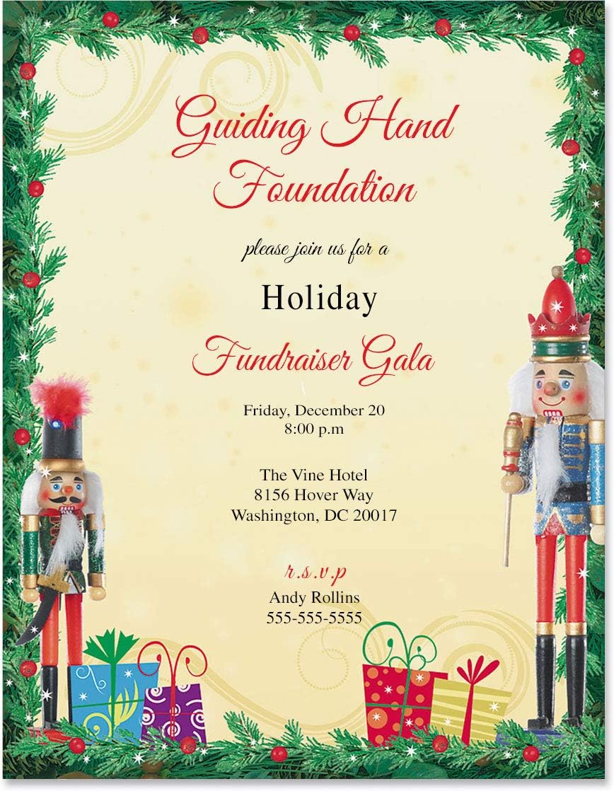 PaperDirect Nutcracker Holiday Charm Christmas Winter Theme Stationery, Border Paper, Letterhead 8.5 x 11, 100 sheets, Elegant Premium Writing Paper, Decorative Printer Paper