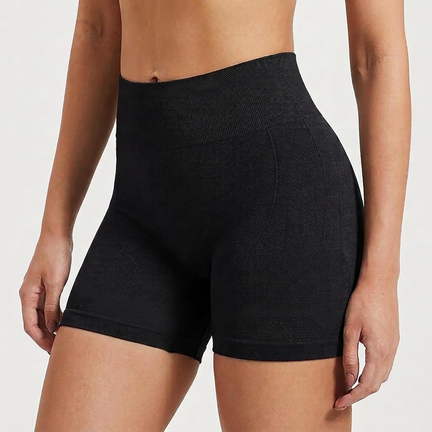 2 Pack High Waisted Shorts for Women 3.5",Tummy Control & Squat-Proof Workout Shorts for Yoga,Running