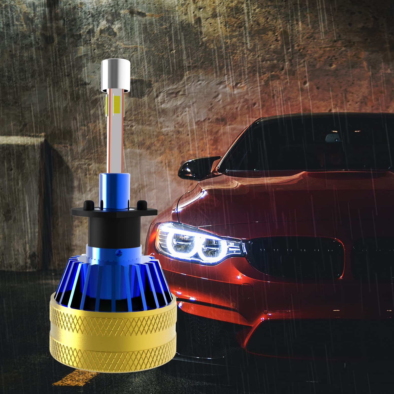 車 H9 H16 ライト フォグランプ LED イエロー NUTSLAMP 【公式通販】