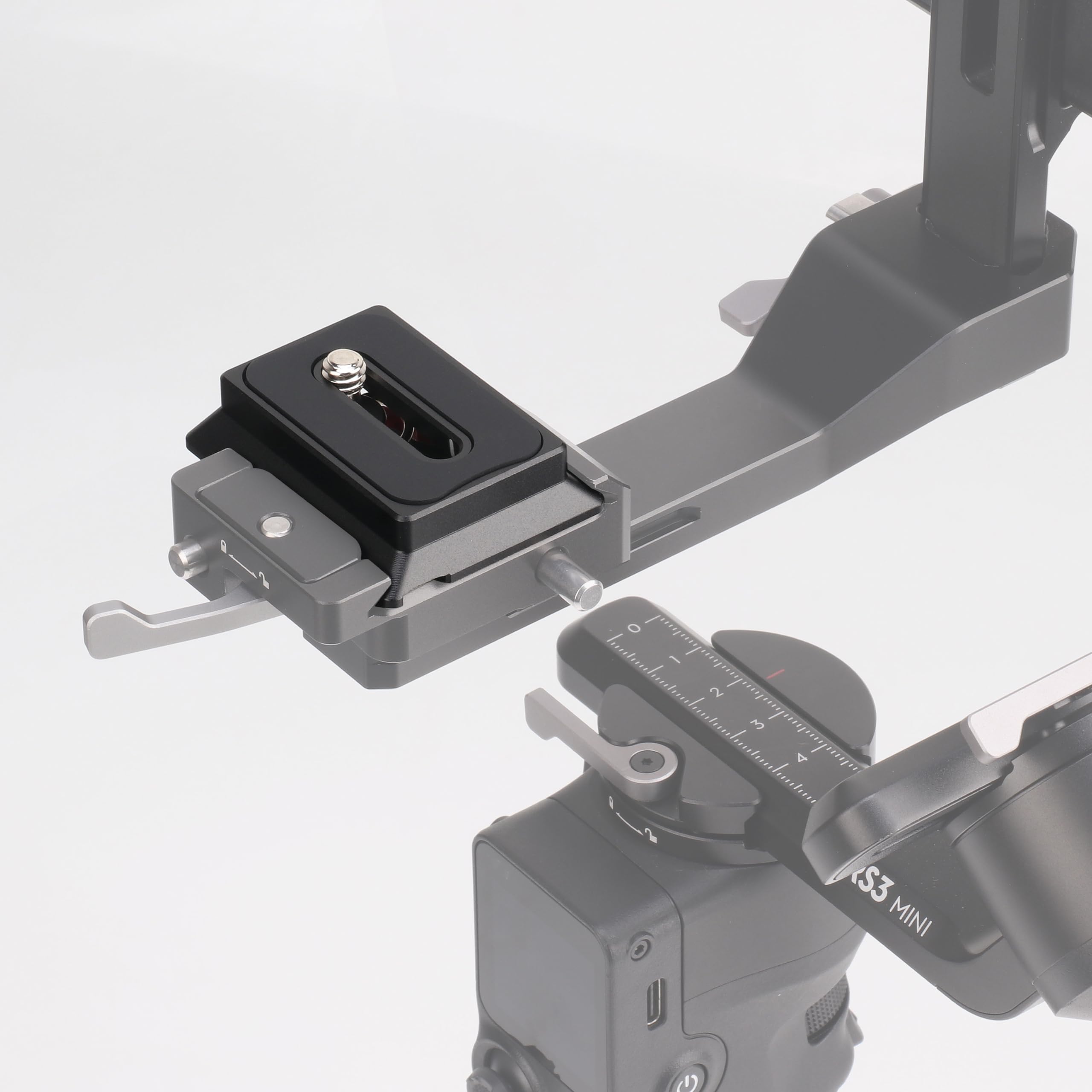 Hersmay Piastra superiore a sgancio rapido QR per DJI Ronin RS2 RSC2
