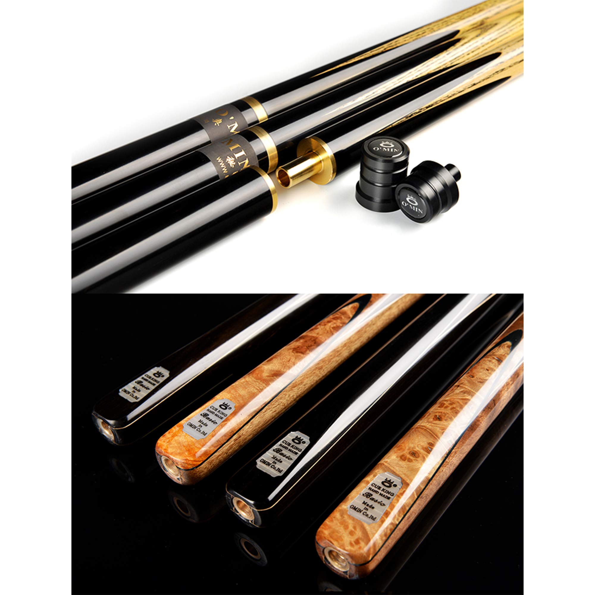 Ash Snooker Pool Stichwort, 57 Zoll, 19 Oz, Professionelles Billard Queue Set,