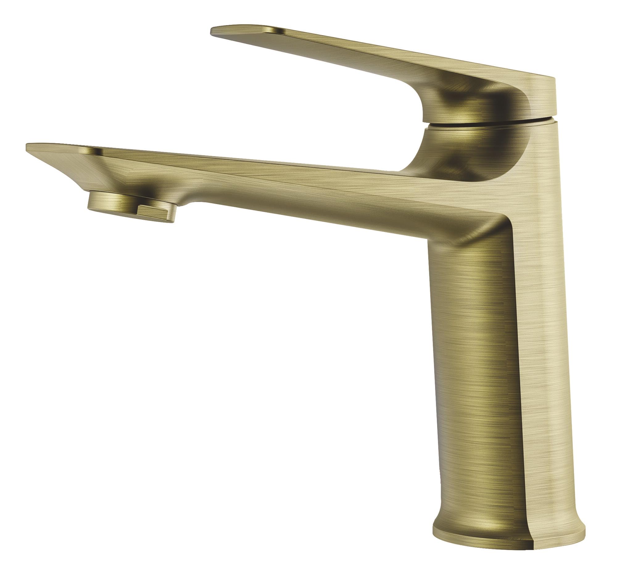 Bateria umywalkowa ARIANE - Rozmiar S - Elegancka sylwetka - Ergonomiczny metalowy uchwyt - Ceramiczna głowica 30 mm - Przepływ 5 l/min - Miedziana - Nowoczesny design