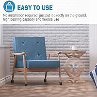 Vista 6 de Treela Juego de 16 elevadores de cama para muebles, elevadores de cama ajustables, altura de 0.5 pulgadas, 1 pulgada, 1.4 pulgadas, 2.4 pulgadas