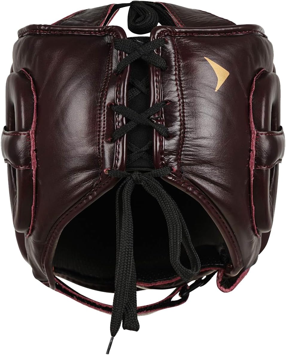 Vali Lancer Leather Face Saver Headgear for Training