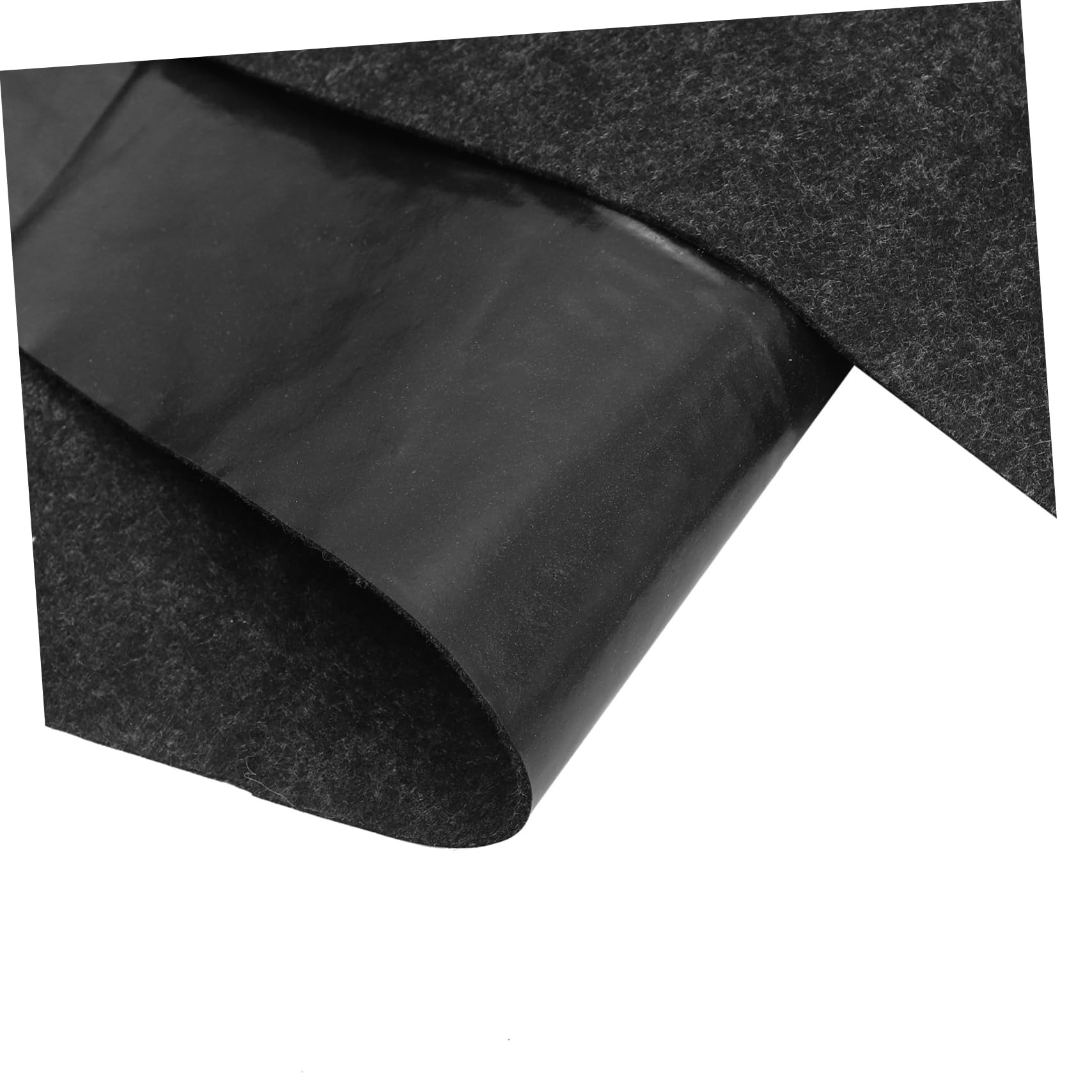 Milisten Tapis de Spa Gonflable Noir 1 Pièce en Feutre et PE, Antidéchirure