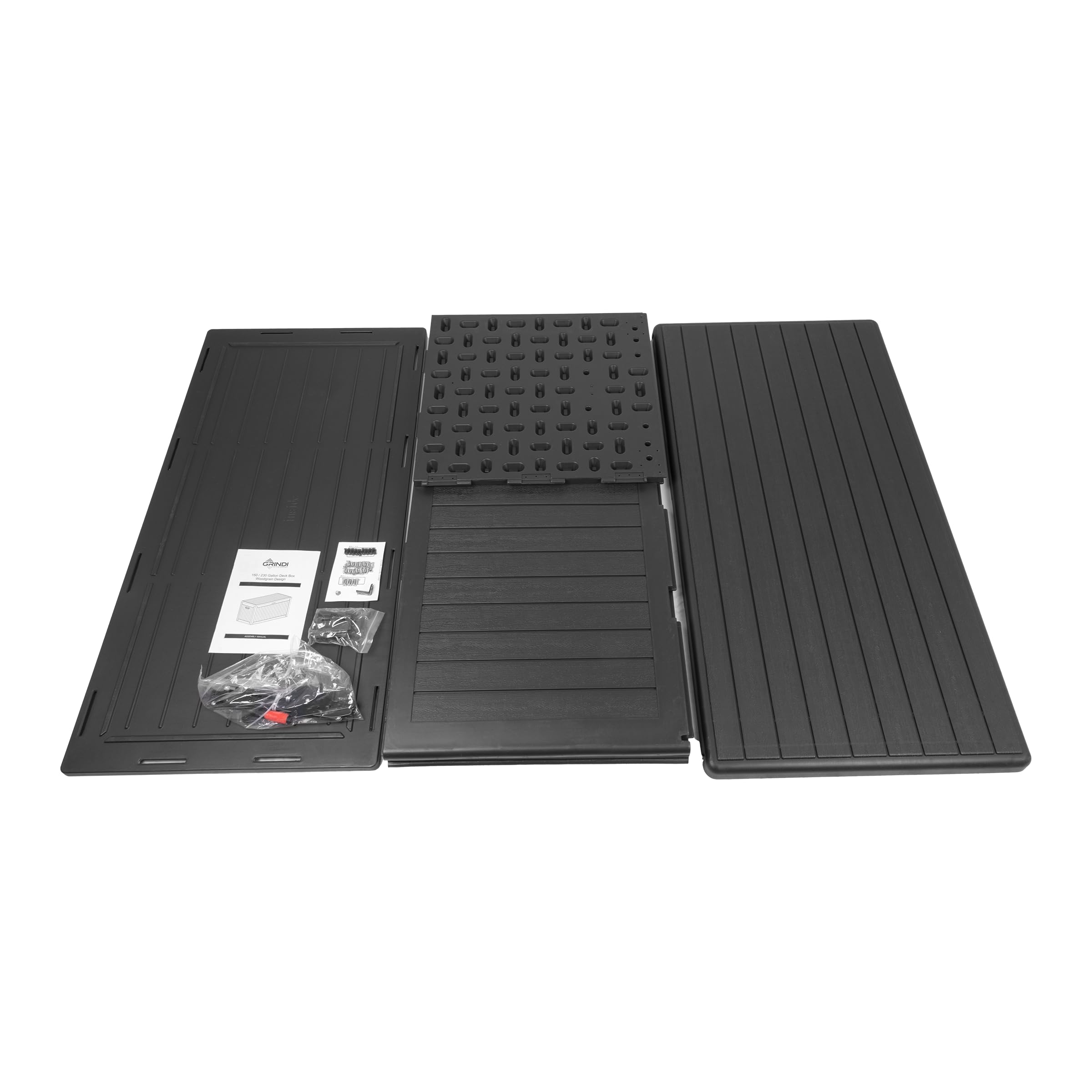 Gartenbox 570 L Auflagenbox Treeline Kissenbox Gartenmöbel Balkonmöbel | Auflagenbox wasserdicht - Kissenbox Outdoor wasserdicht - Aufbewahrungsbox mit Deckel Garten - Geräteschuppen Garten Zubehör