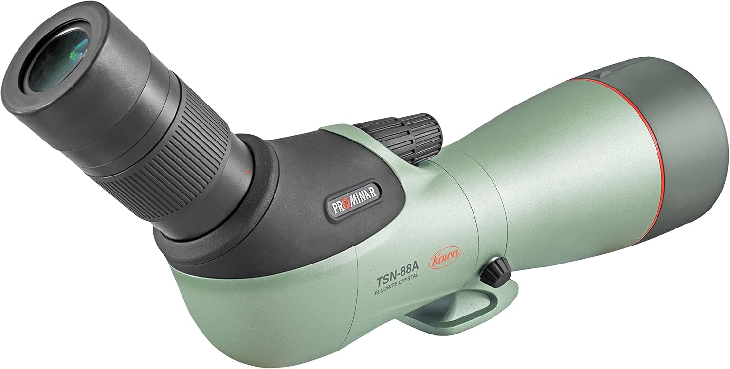 Kowa TSN-88A PROMINAR Pure Fluorite Angled Spotting Scope with TE-11WZ II 25-60x Wide Angle Zoom Eyepiece