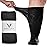 Viasox EasyStretch Diabetic Socks for Men & Women, Non Binding Top, Seamless Toe, Loose Fit (Black, Large)