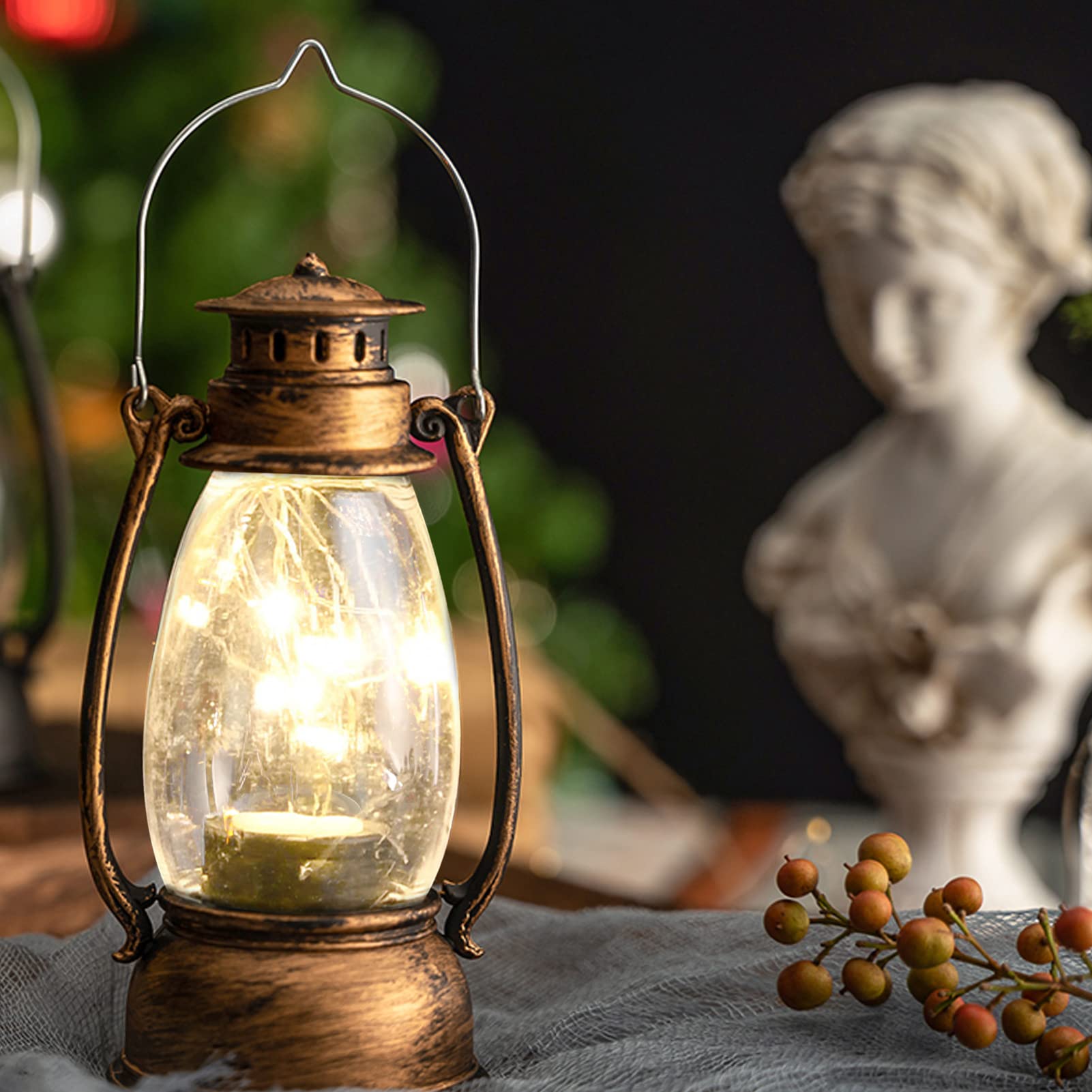 Amazon.co.jp: dikawe屋外ランタン、アンティーク、ガーデンライト